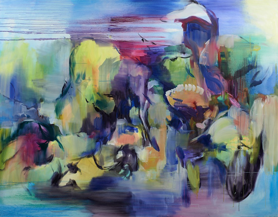 Three Voices 180x230cm oil on polyester 2013.jpg